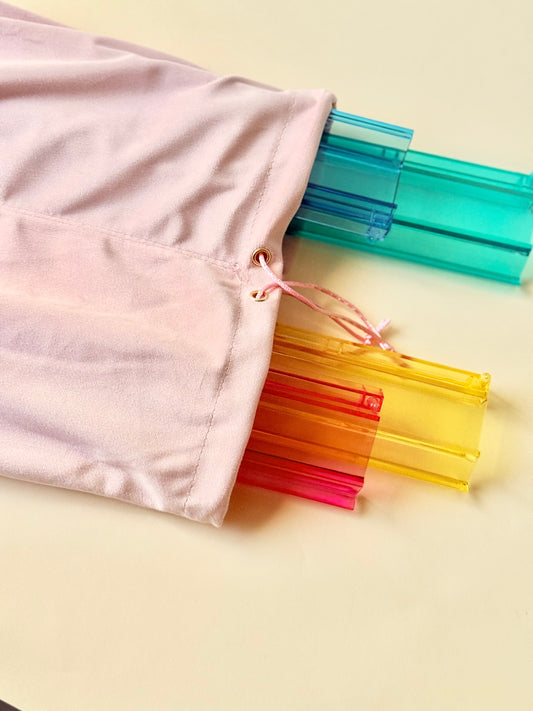 Velvet Mahjong Tile Rack Storage Bag