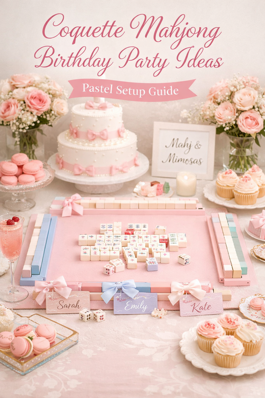 Coquette Mahjong Birthday Party Ideas