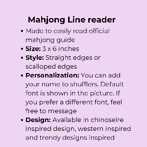 Mahjong Shuffler Personalized