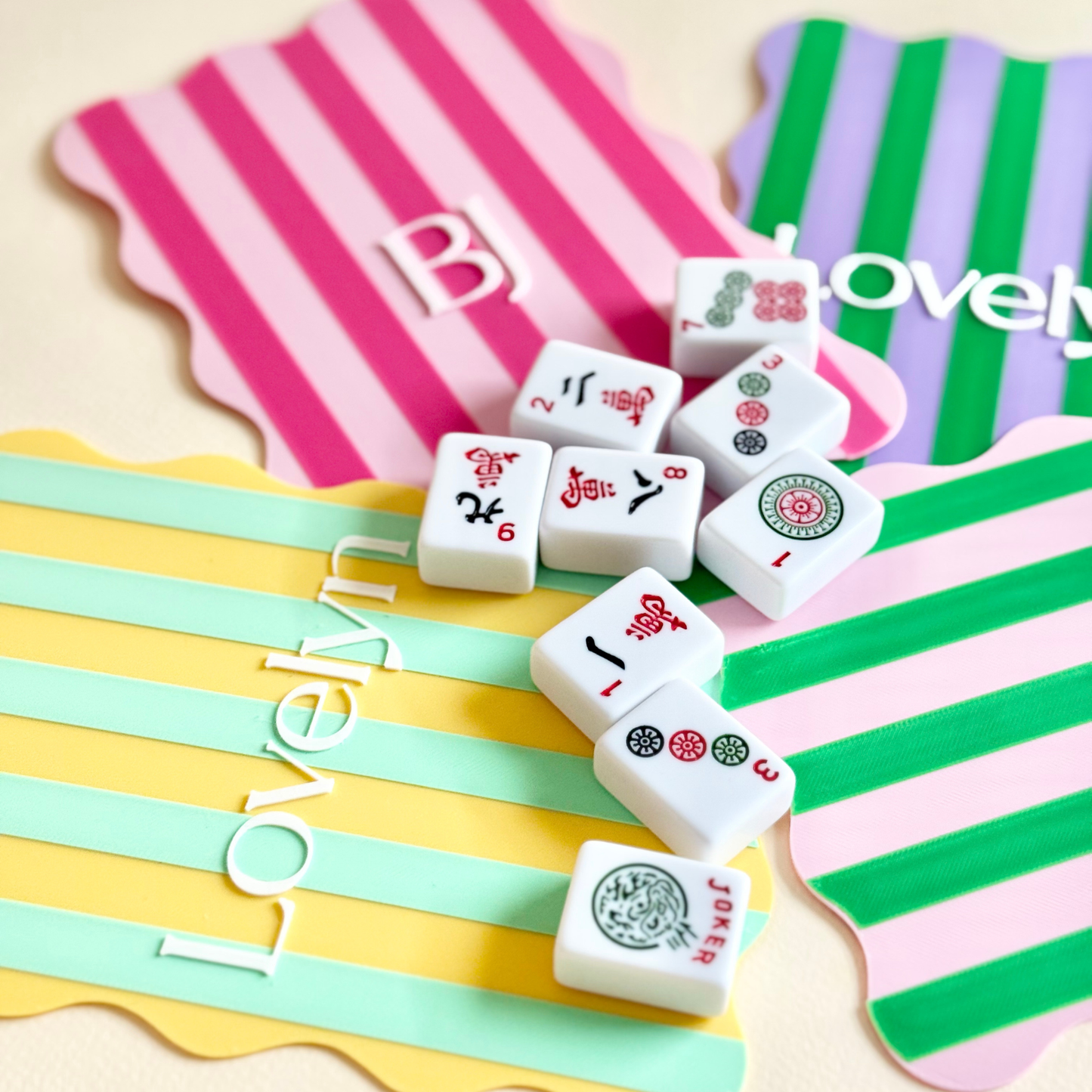 Mahjong shuffler Stripes