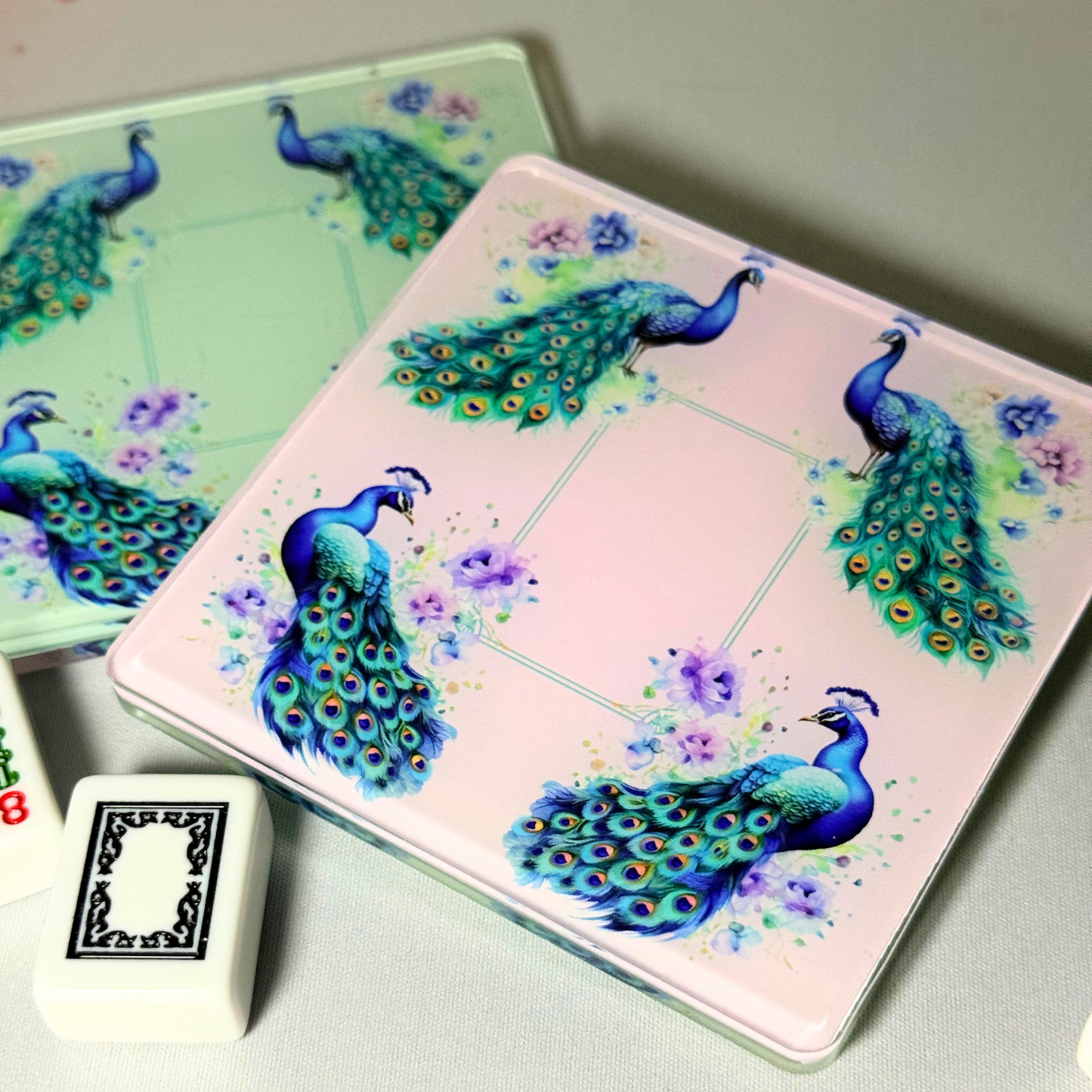 Personalized Mahjong Coaster — Double-Sided Acrylic Discard Tile Terrace