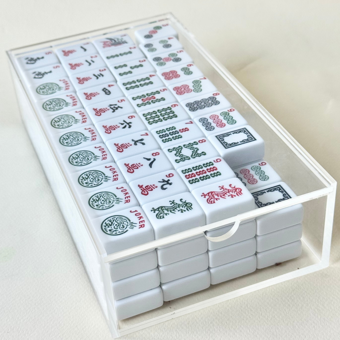 Mahjong tile storage box