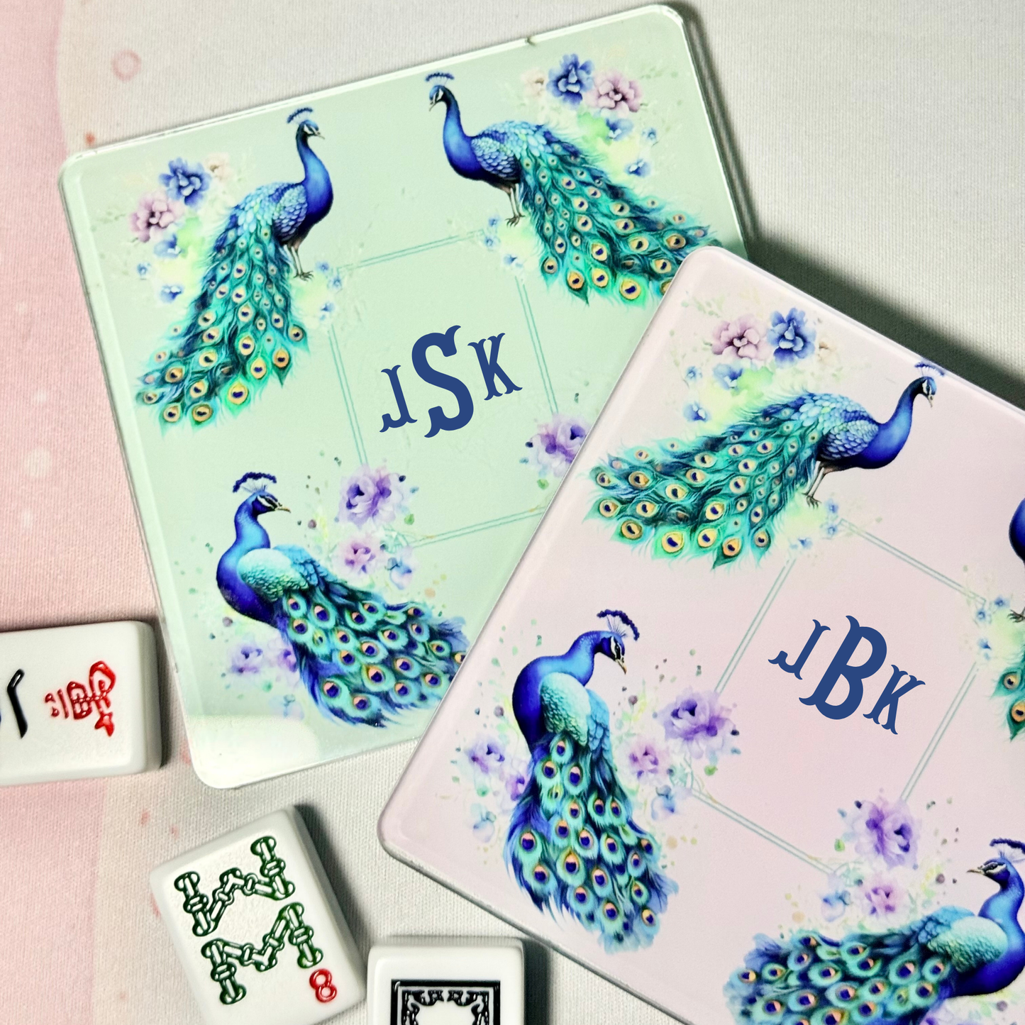 Personalized Mahjong Coaster — Double-Sided Acrylic Discard Tile Terrace