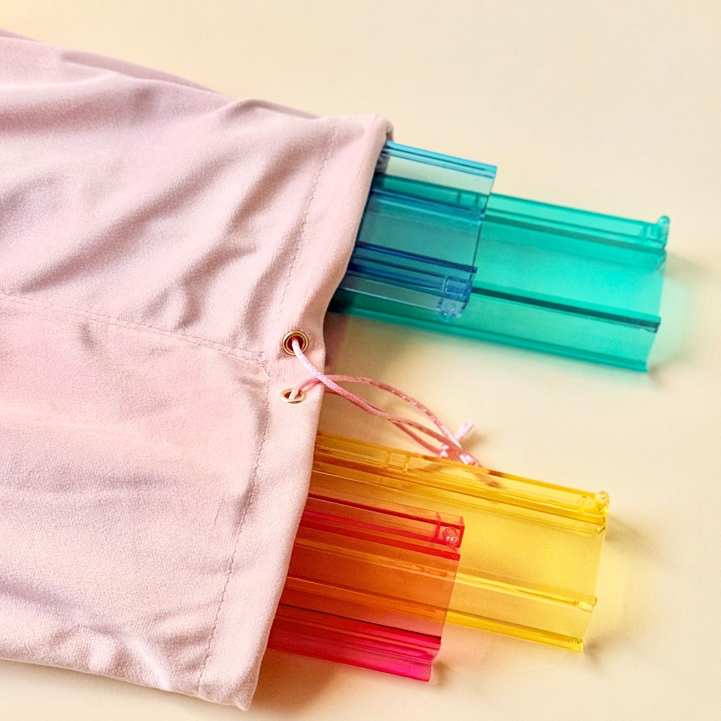 Velvet Mahjong Tile Rack Storage Bag