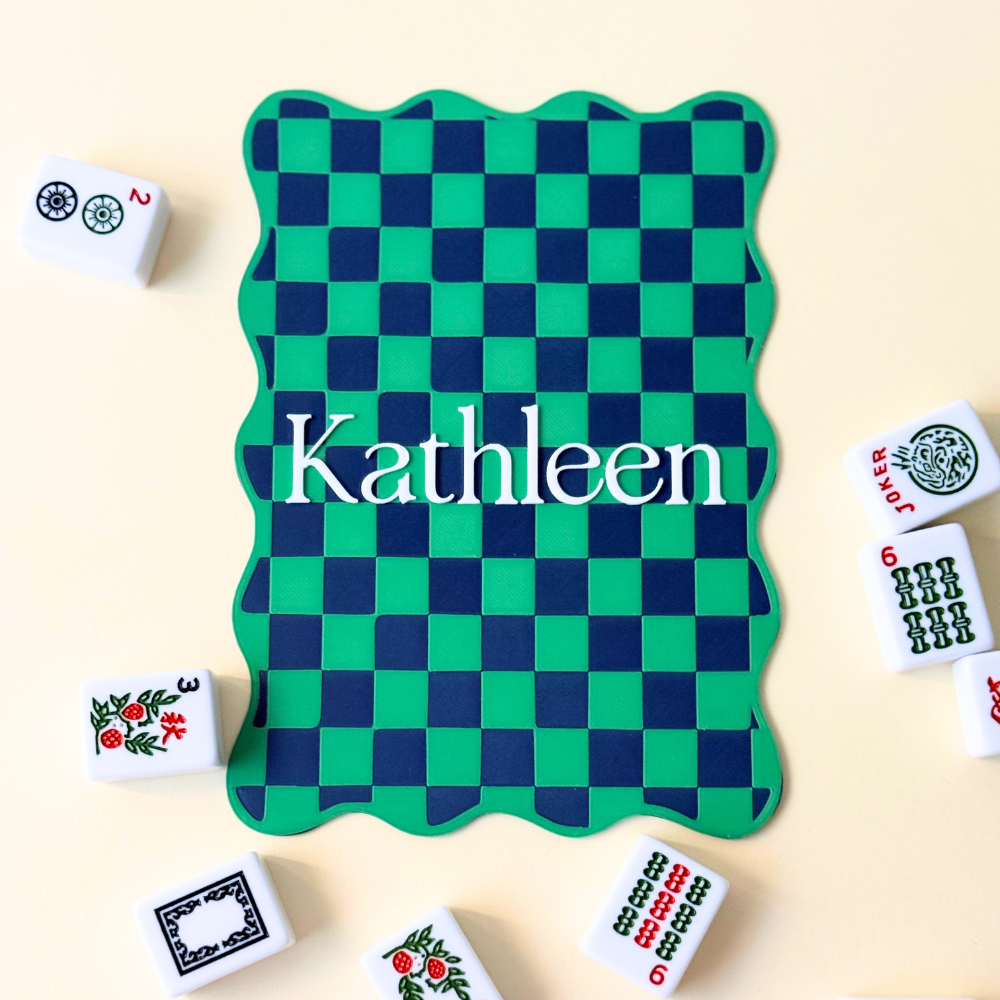 Checkered/ Gingham Mahjong shuffler
