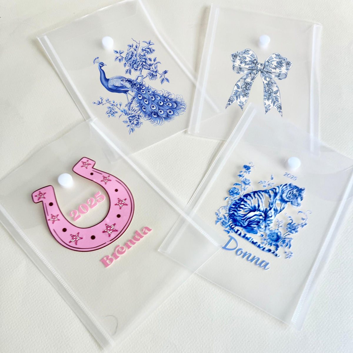 Custom Mahjong card cover with name