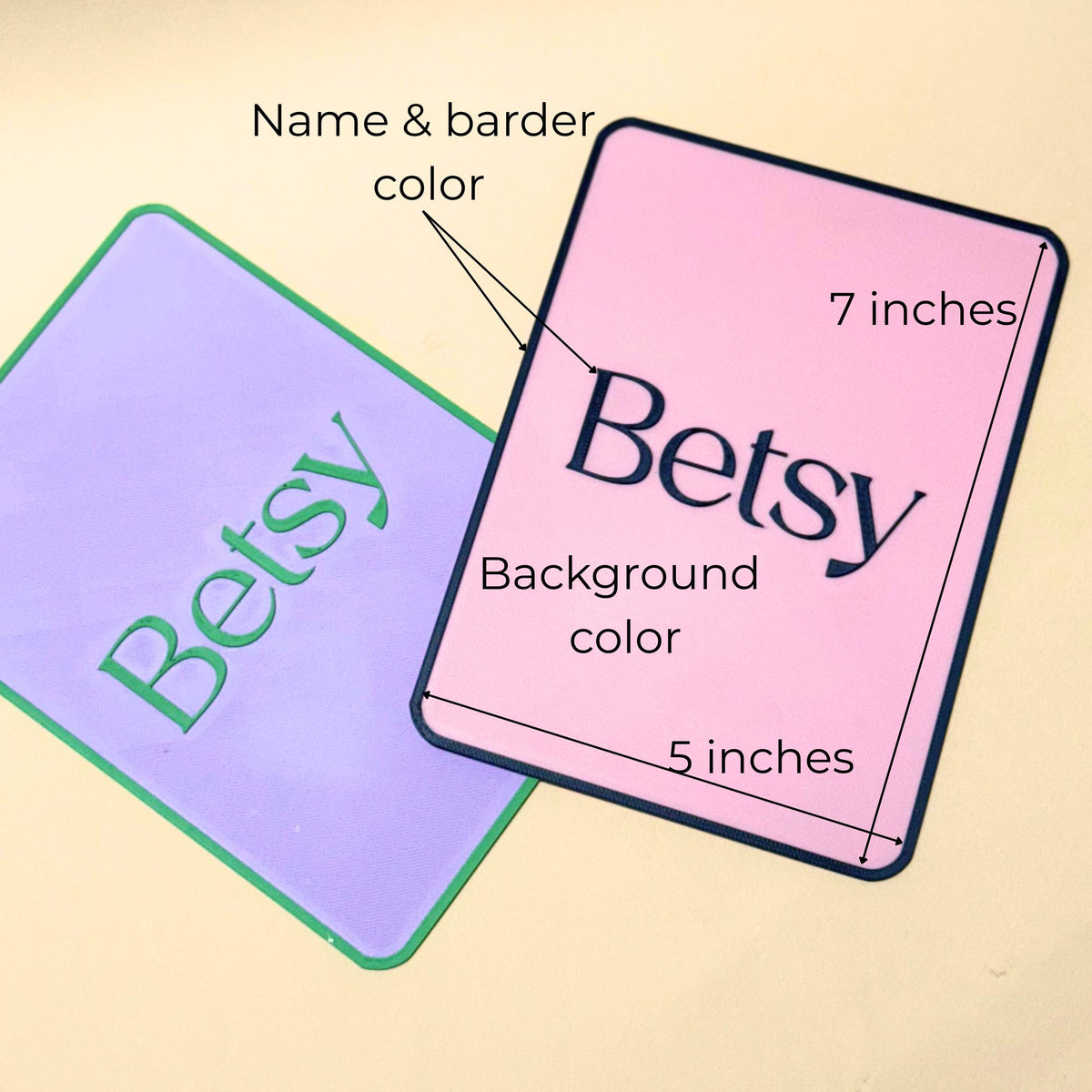 Custom color Mahjong tile mixers with name