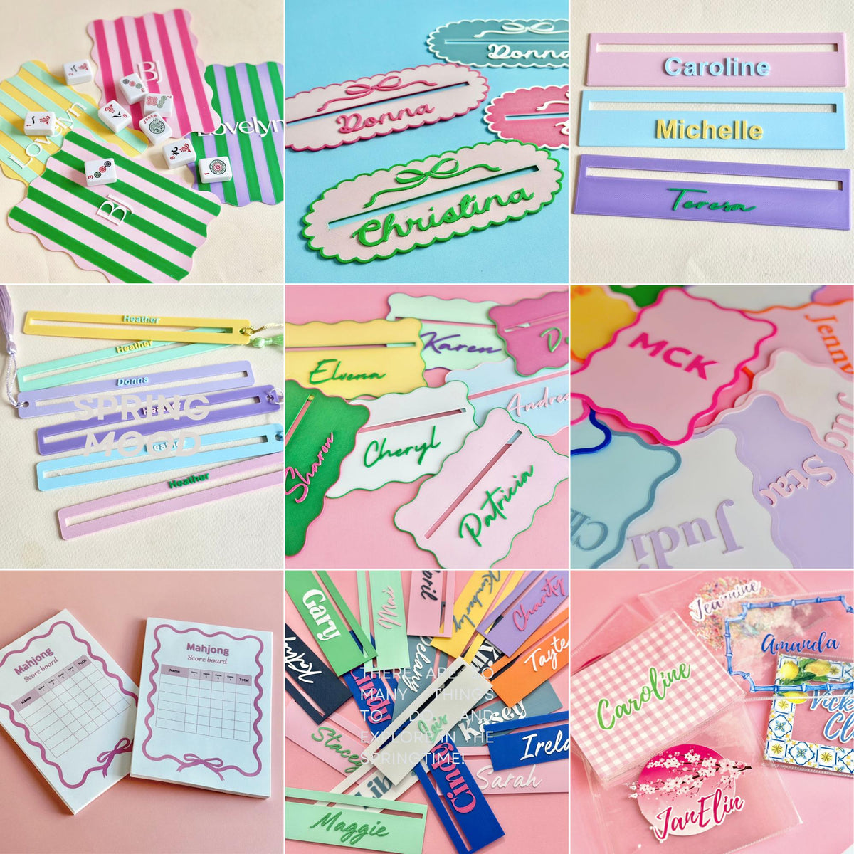 Personalized Mahjong line readers with Mahjong scoreboards