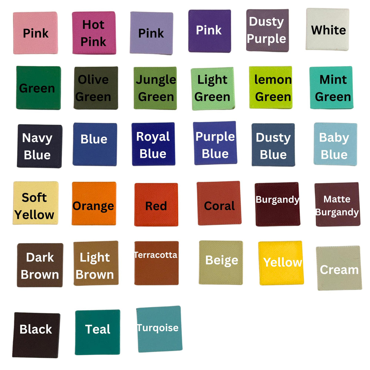 Mahjong shuffler color chart