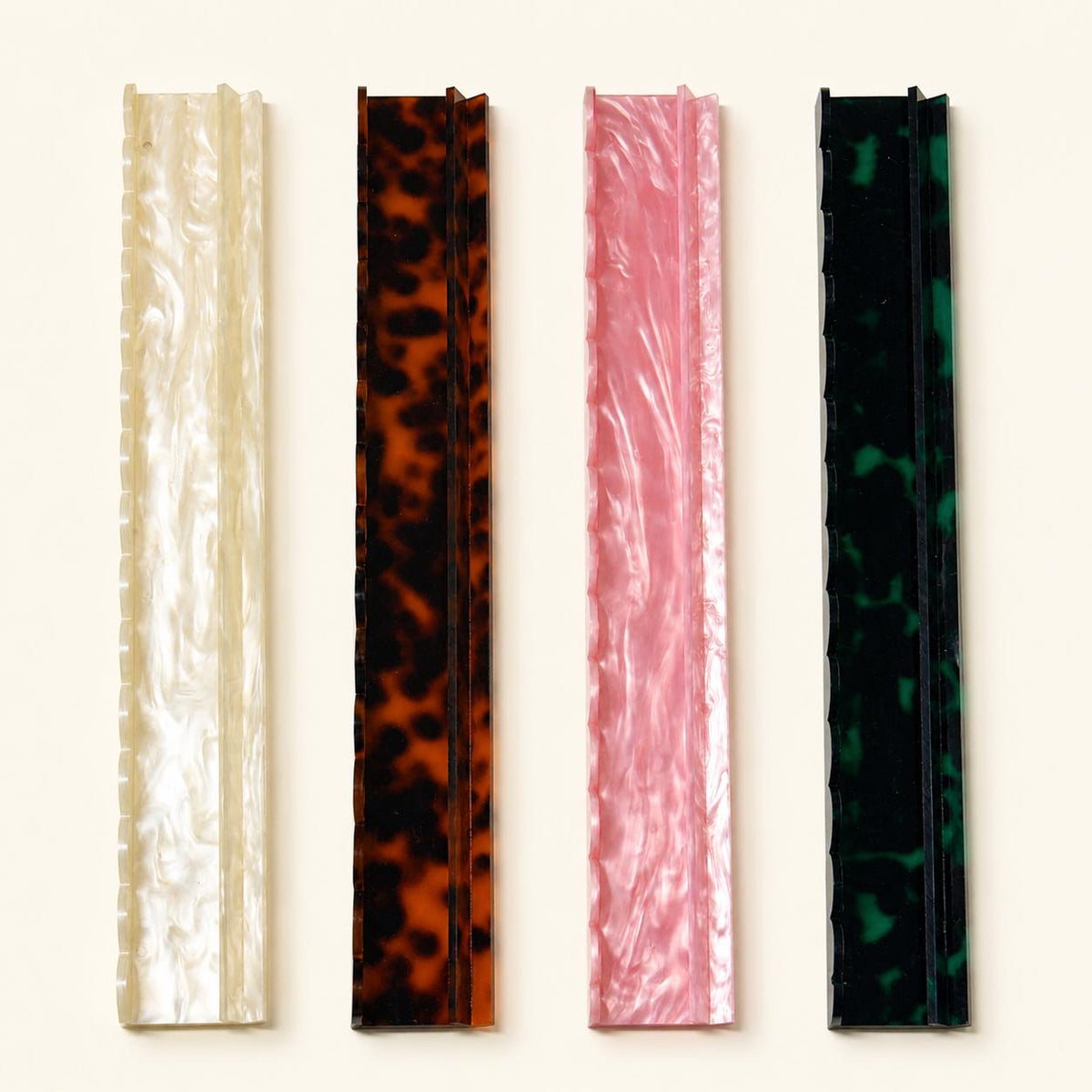 Acrylic Mahjong tile rack design options