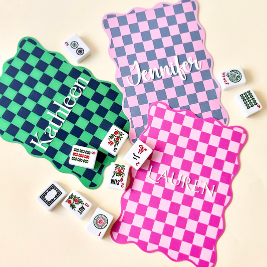 Checkered/ Gingham Mahjong shuffler